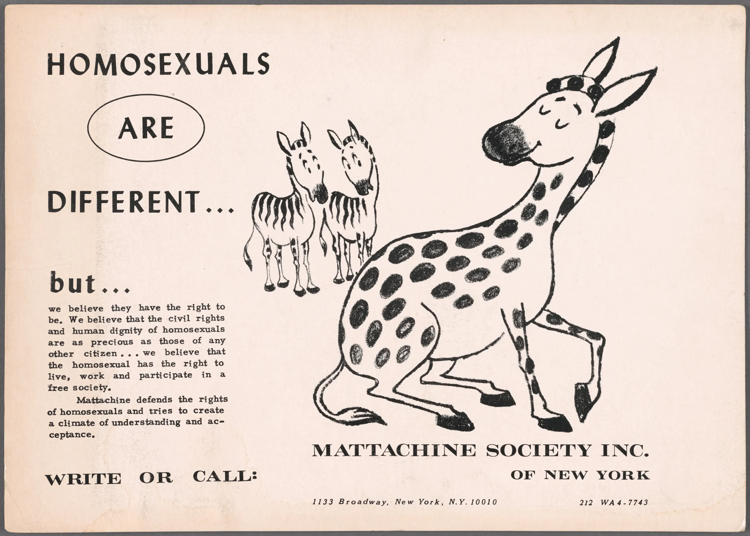 “Homosexuals Are Different,” 1960-1969