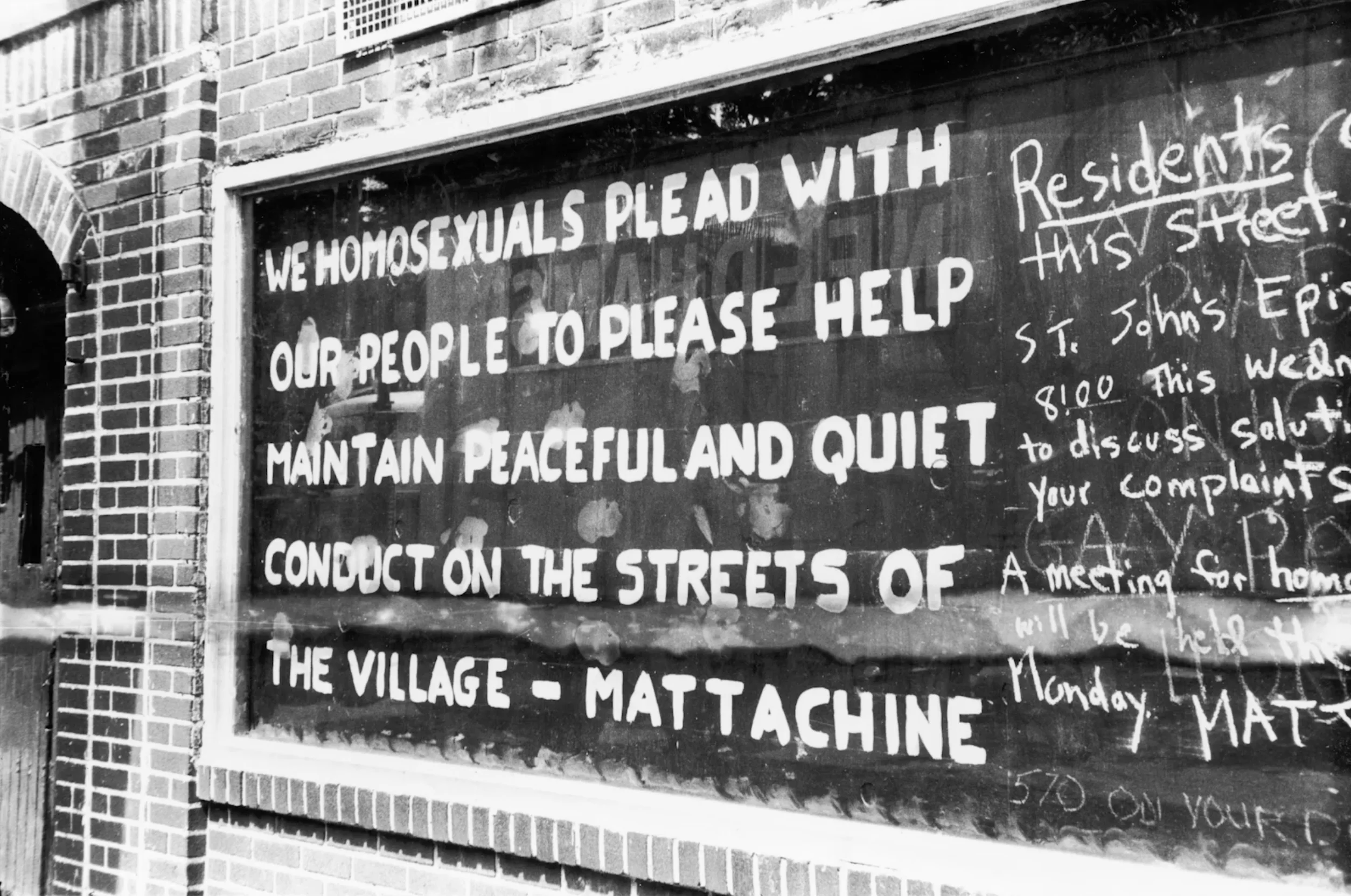 Randy Wicker on the Mattachine Society’s response to the riots