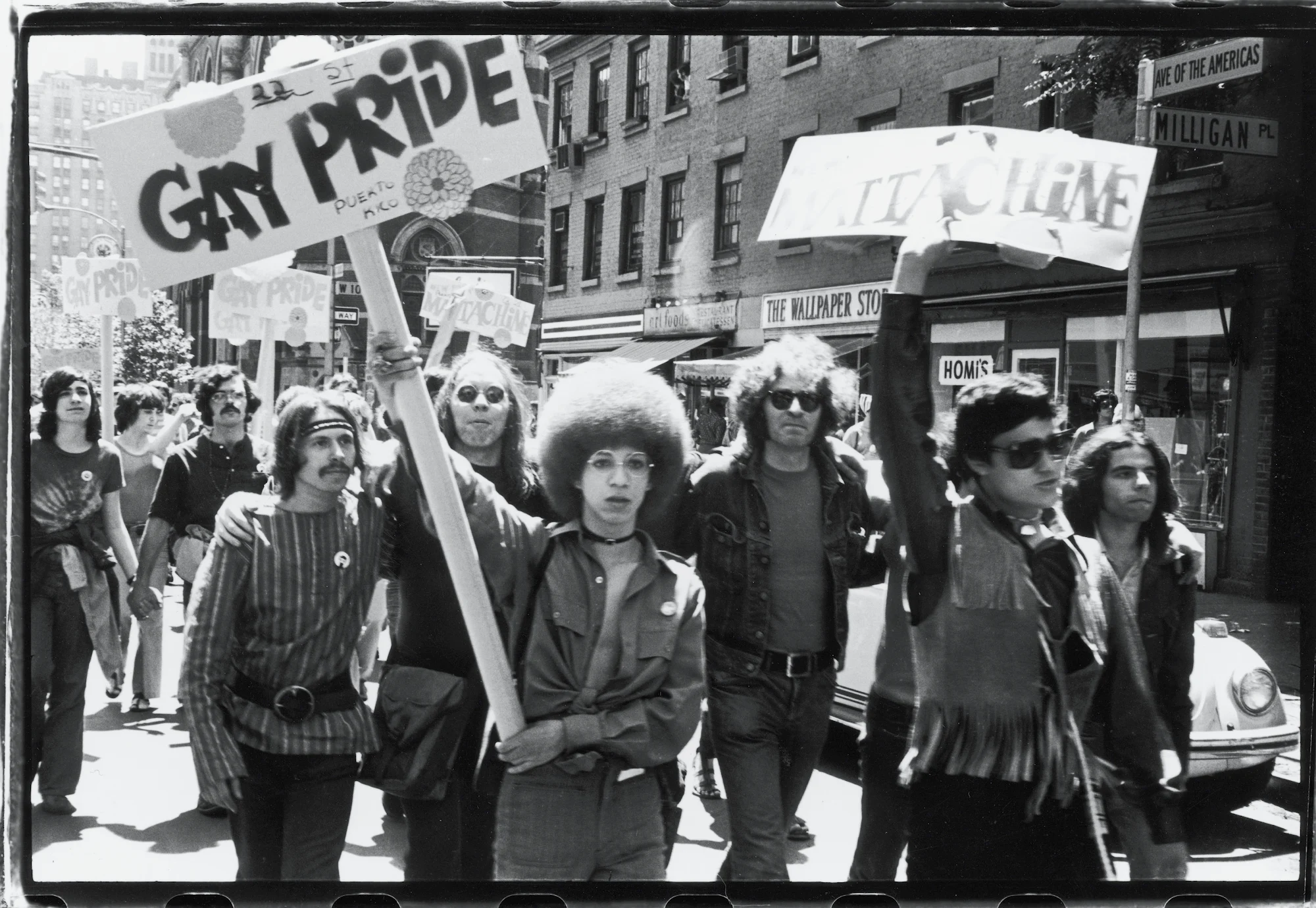 1970 Gay Pride Parade Militant Looking