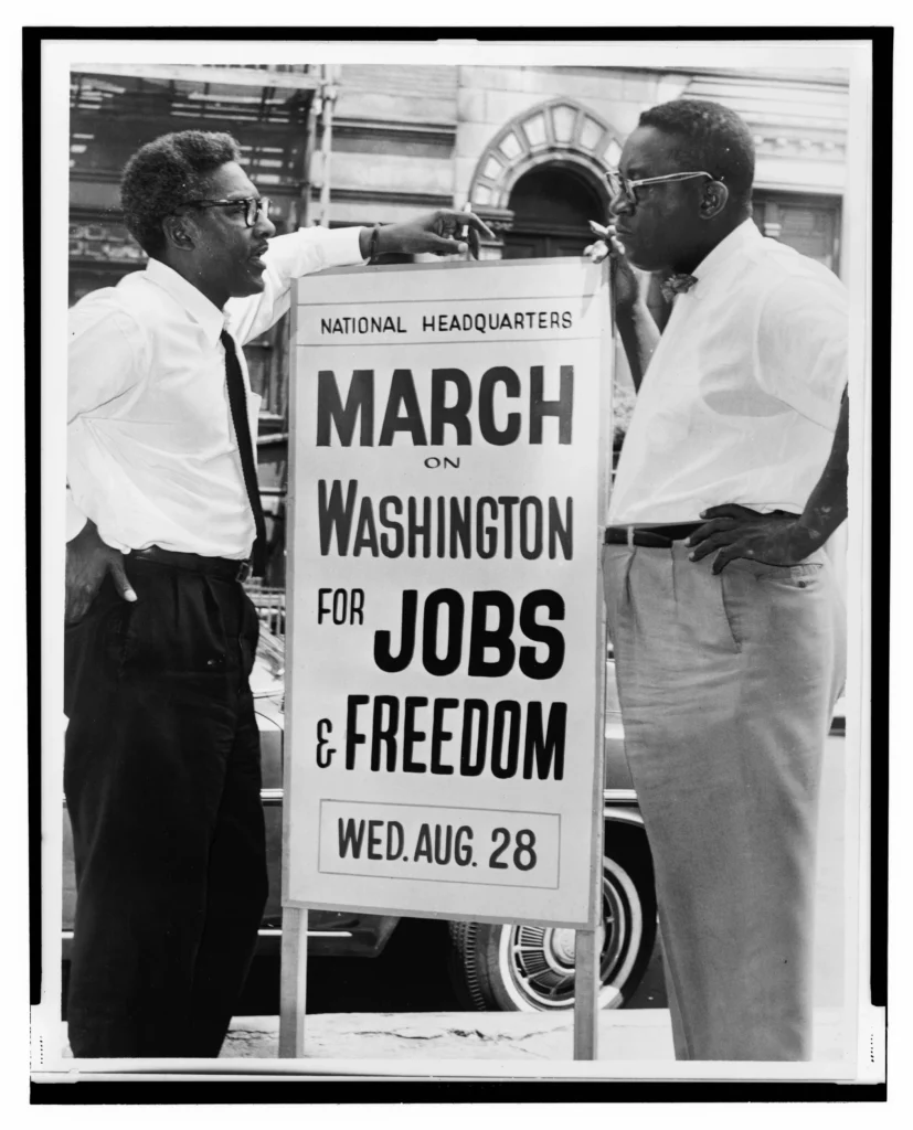 Bayard Rustin at March on Washington