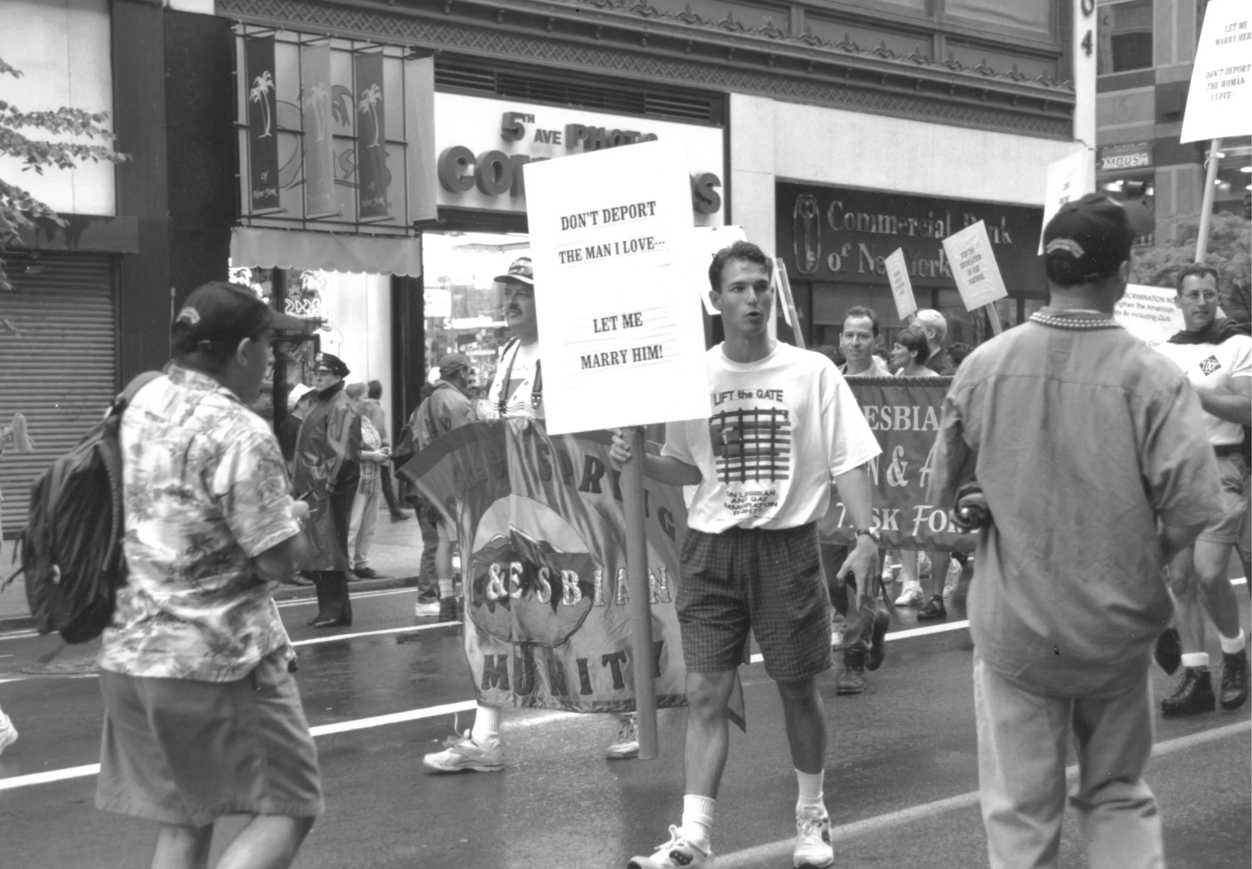 Don’t Deport the Man I Love poster, 1996