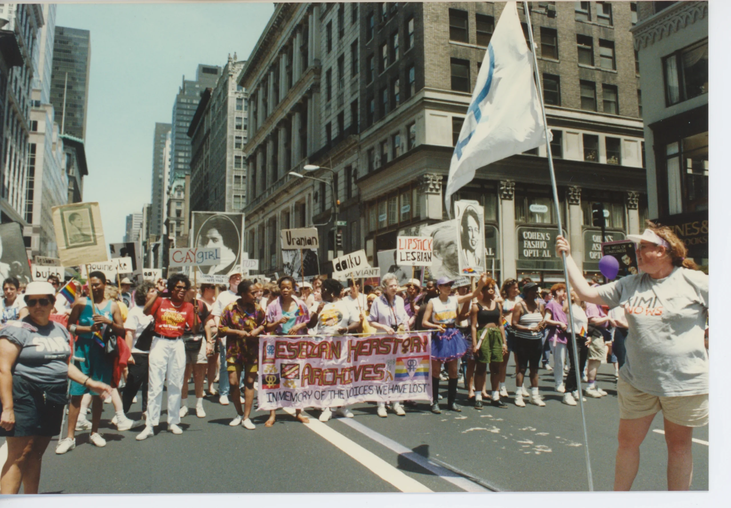 Lesbian Herstory Archives, 1992 Pride March
