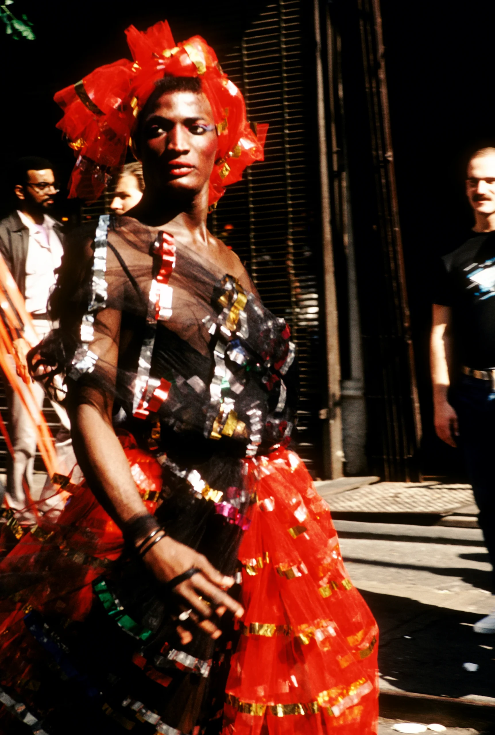 Marsha P. Johnson at Pride, 1985